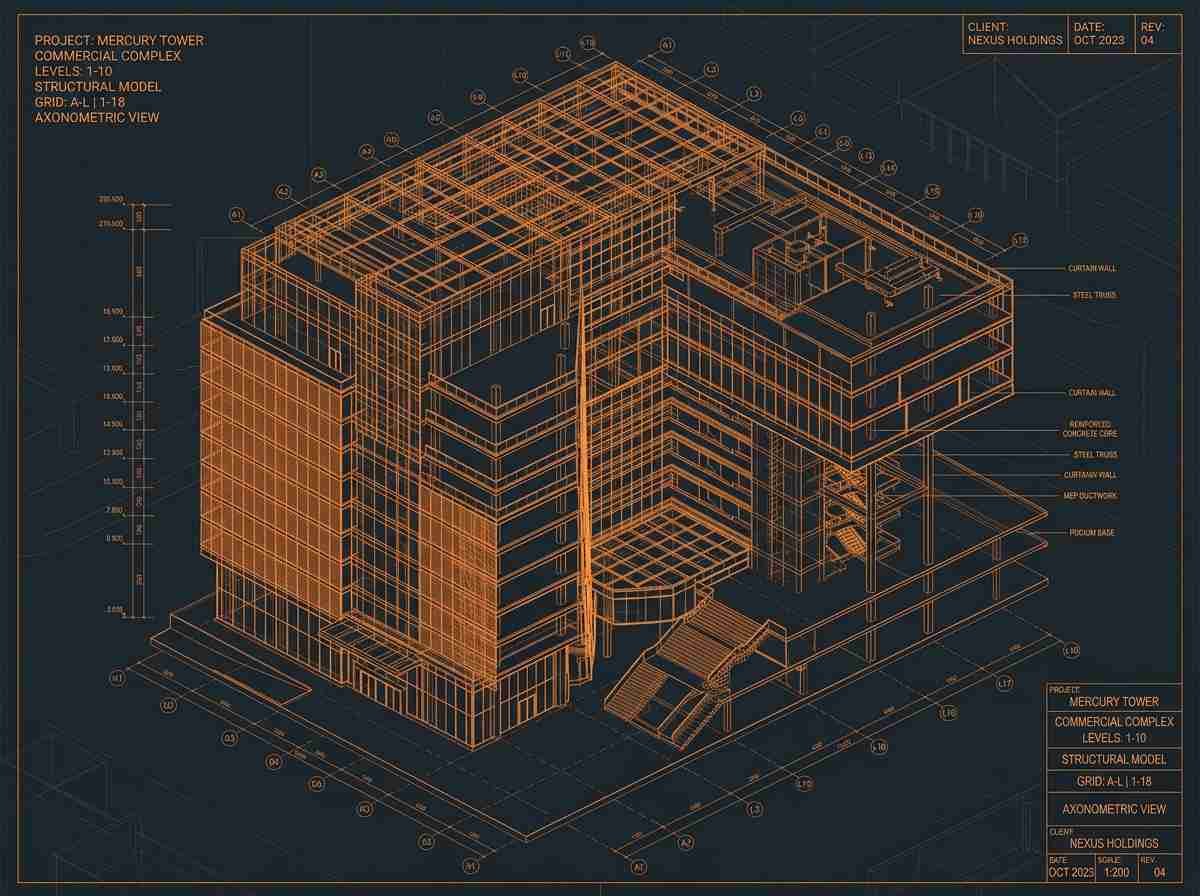Architectural Blueprint Construction Estimation